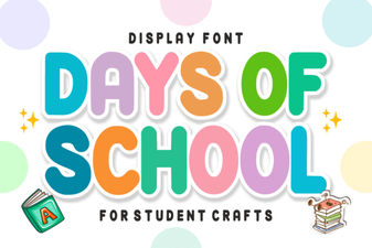 Crafting Fun Days of School Lettering Projects