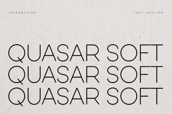 Design Your Project with Quasar Soft Font