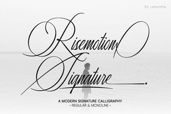 Rise Your Design Style: the Signature Font