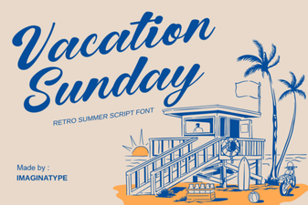Unlock Your Designs with Vacation Sunday Font Free Download